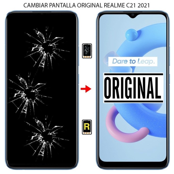 Cambiar Pantalla Original Realme C21