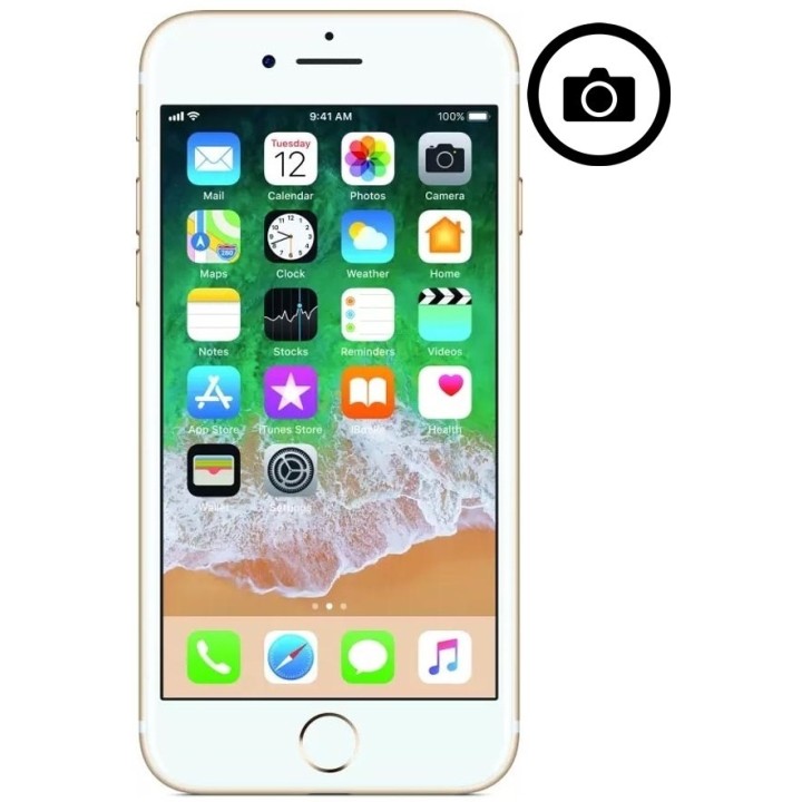 Cambiar cámara frontal iPhone 7