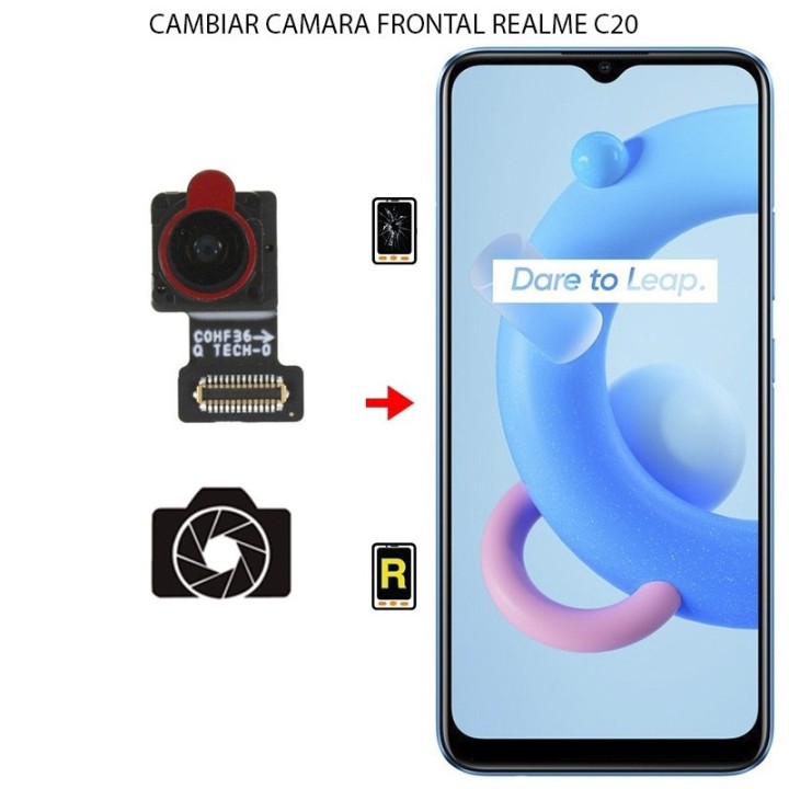 Cambiar Cámara Frontal Realme C20