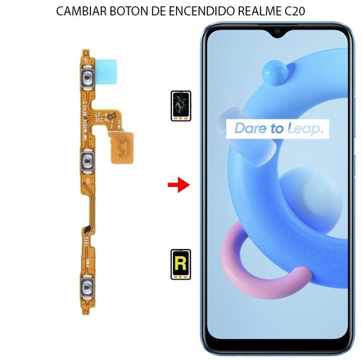 Cambiar Botón de Encendido Realme C20