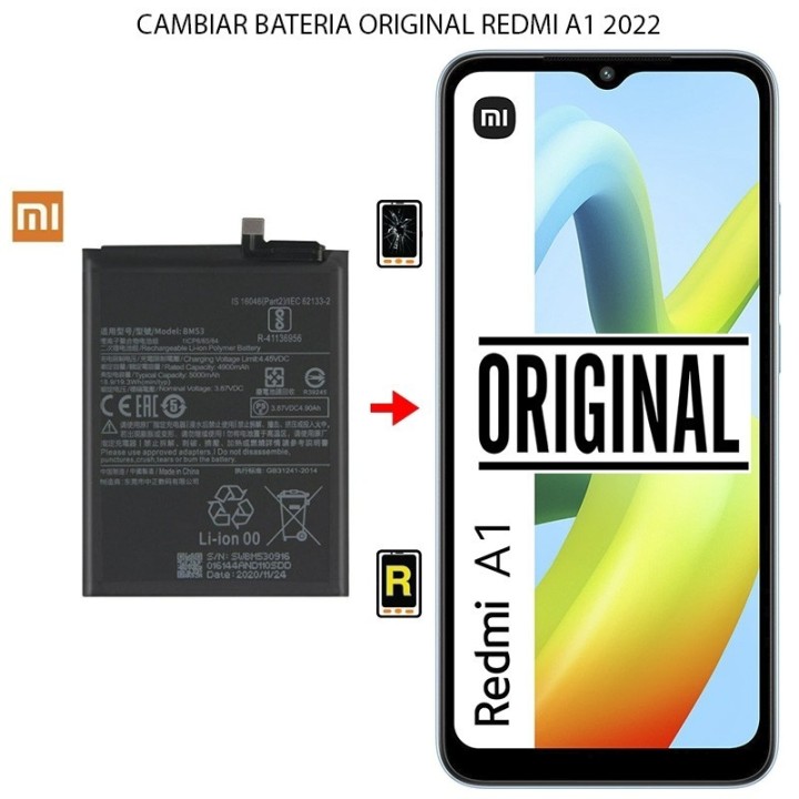 Cambiar Batería Original Xiaomi Redmi A1