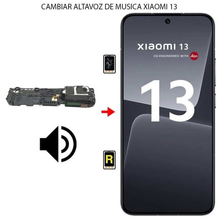 Cambiar Altavoz de Música Xiaomi 13