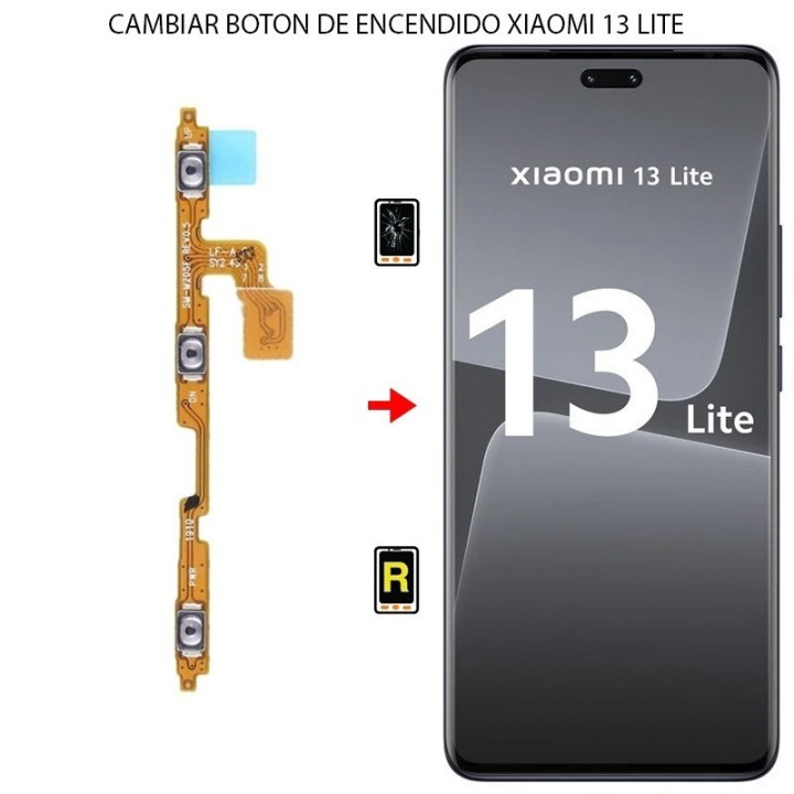 Cambiar Botón de Encendido Xiaomi 13 Lite