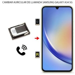 Cambiar Auricular de Llamada Samsung Galaxy A34 5G