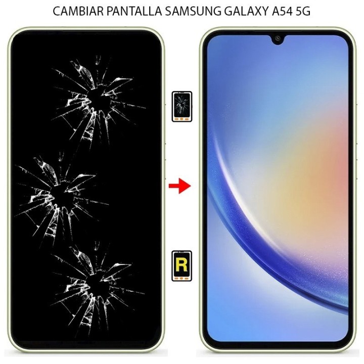 Cambiar Pantalla Samsung Galaxy A54 5G