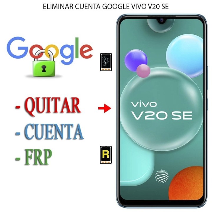 Eliminar Contraseña y Cuenta Google Vivo V20 SE