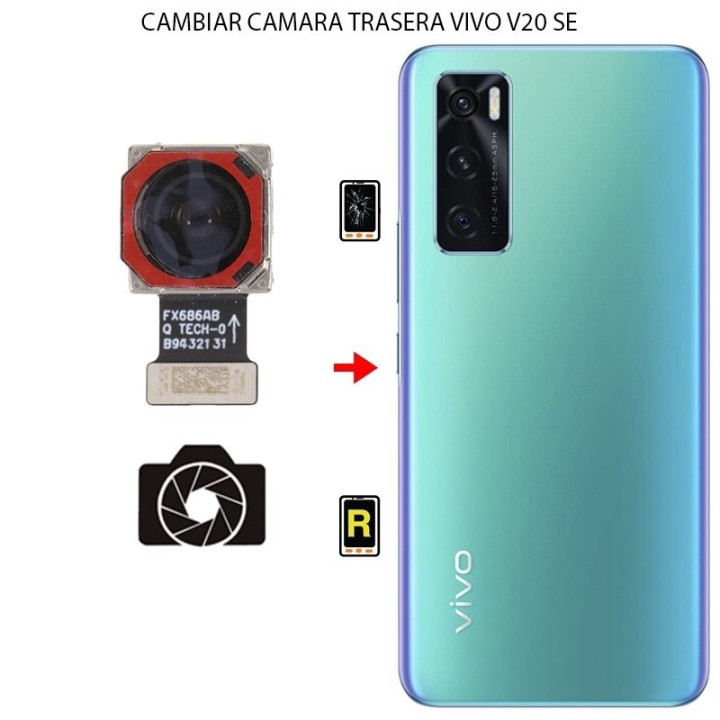 Cambiar Cámara Trasera Vivo V20 SE