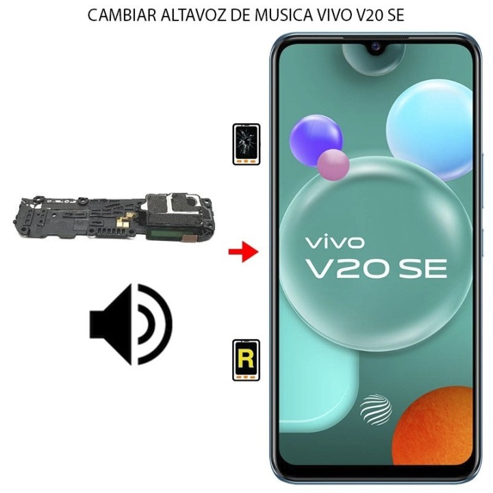 Cambiar Altavoz de Música Vivo V20 SE