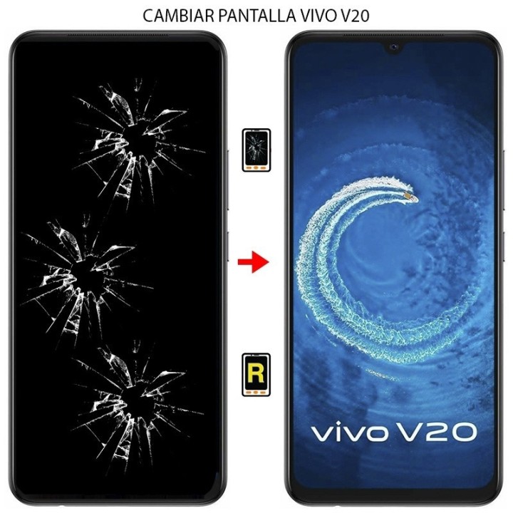 Cambiar Pantalla Vivo V20