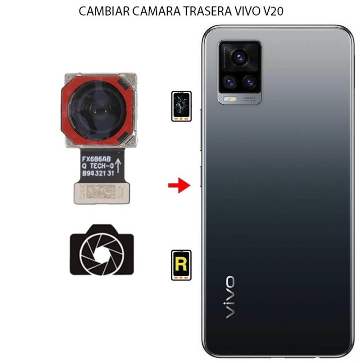 Cambiar Cámara Trasera Vivo V20