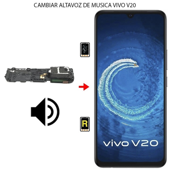 Cambiar Altavoz de Música Vivo V20