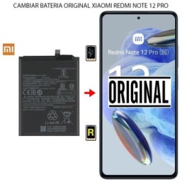 Cambiar Batería Original Xiaomi Redmi Note 12 Pro BP4K
