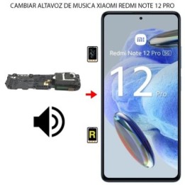 Cambiar Altavoz de Música Xiaomi Redmi Note 12 Pro