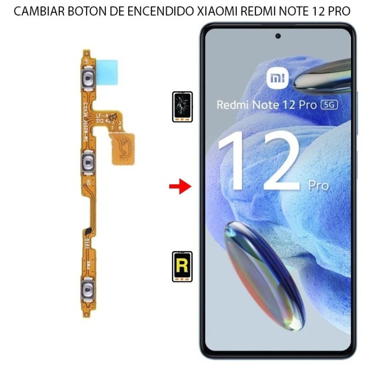Cambiar Botón de Encendido Xiaomi Redmi Note 12 Pro