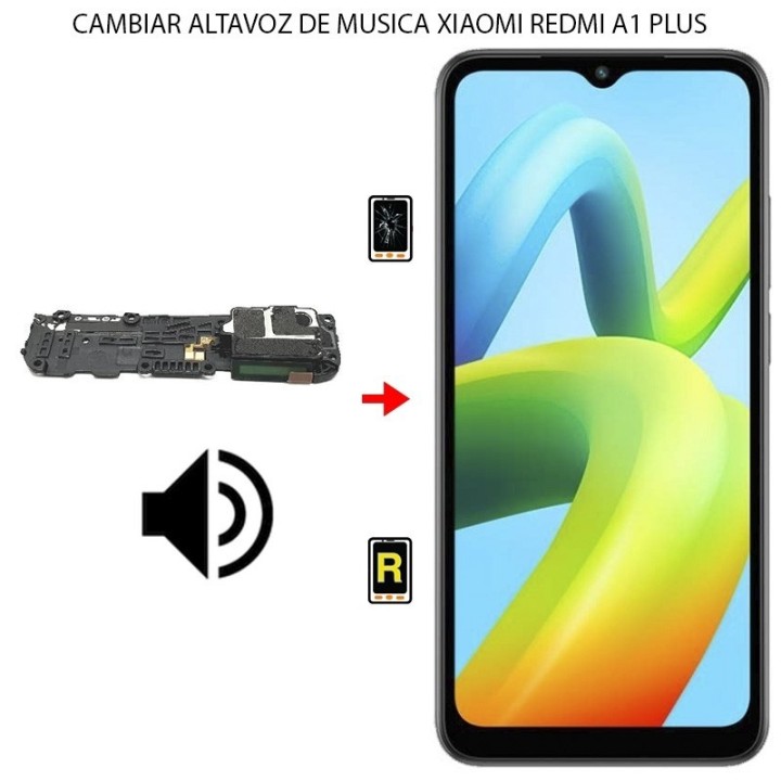 Cambiar Altavoz de Música Xiaomi Redmi A1 Plus