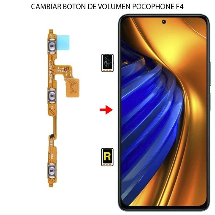 Cambiar Botón de Volumen Xiaomi Poco F4