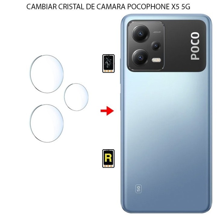 Cambiar Cristal Cámara Trasera Xiaomi Poco X5 5G