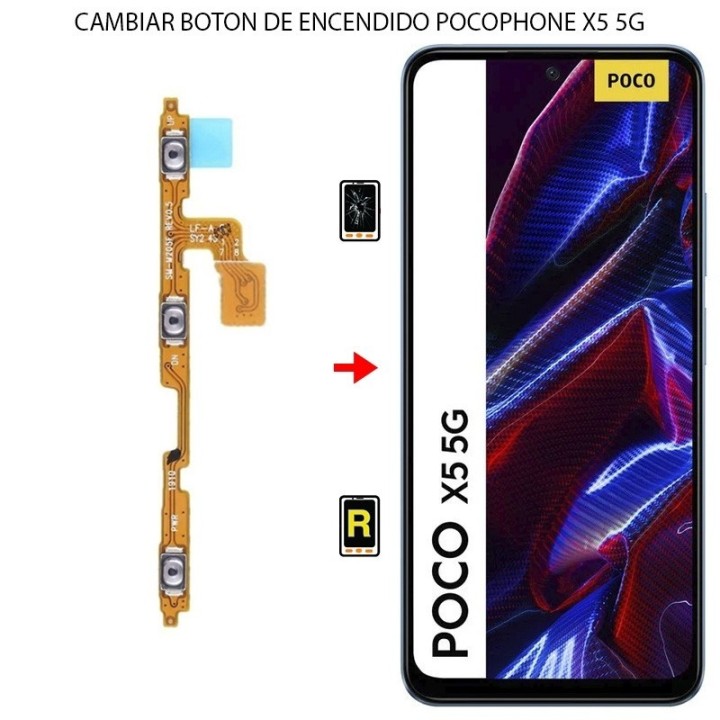 Cambiar Botón de Encendido Xiaomi Poco X5 5G