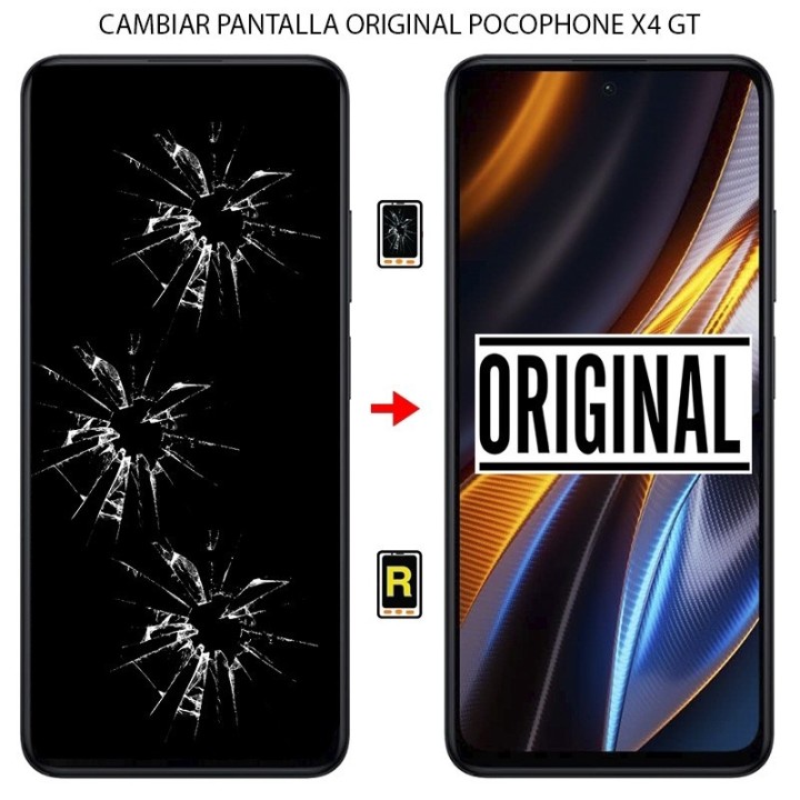 Cambiar Pantalla Original Xiaomi Poco X4 GT
