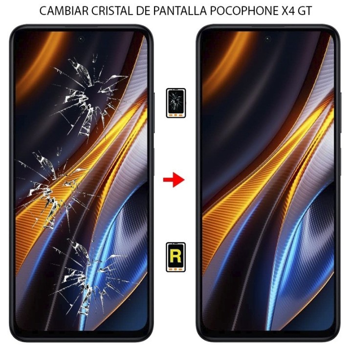 Cambiar Cristal de Pantalla Xiaomi Poco X4 GT