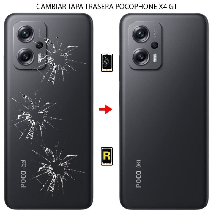 Cambiar Tapa Trasera Xiaomi Poco X4 GT