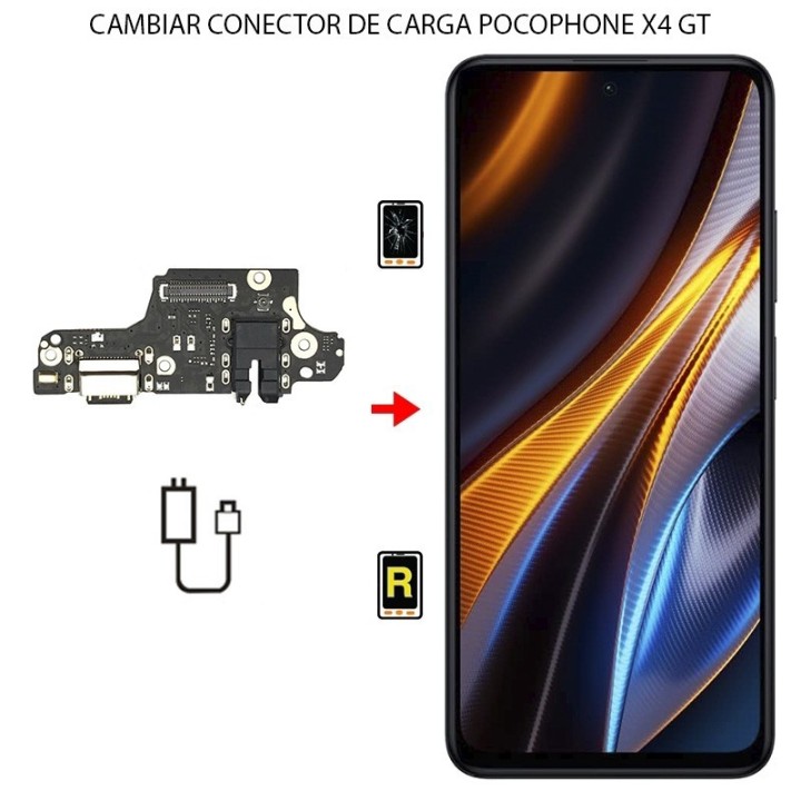 Cambiar Conector de Carga Xiaomi Poco X4 GT