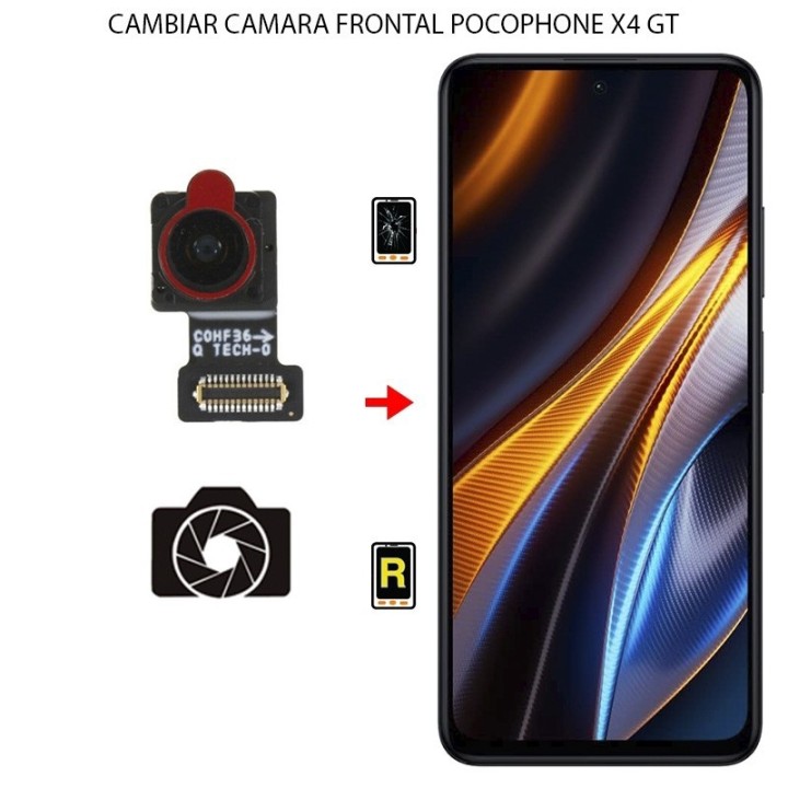 Cambiar Cámara Frontal Xiaomi Poco X4 GT