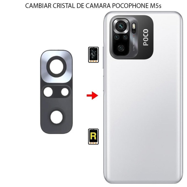 Cambiar Cristal Cámara Trasera Xiaomi Poco M5s