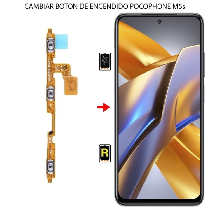 Cambiar Botón de Encendido Xiaomi Poco M5s