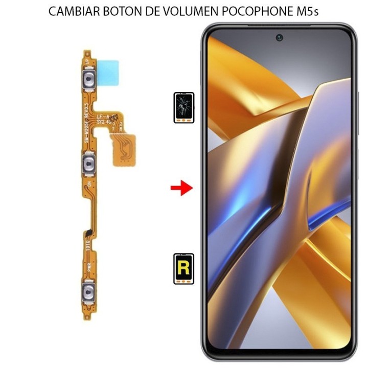 Cambiar Botón de Volumen Xiaomi Poco M5s