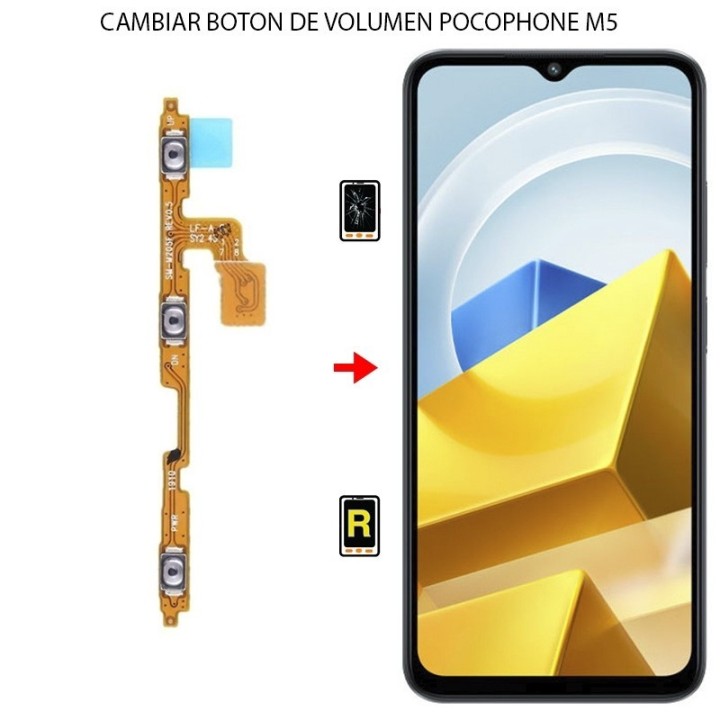 Cambiar Botón de Volumen Xiaomi Poco M5