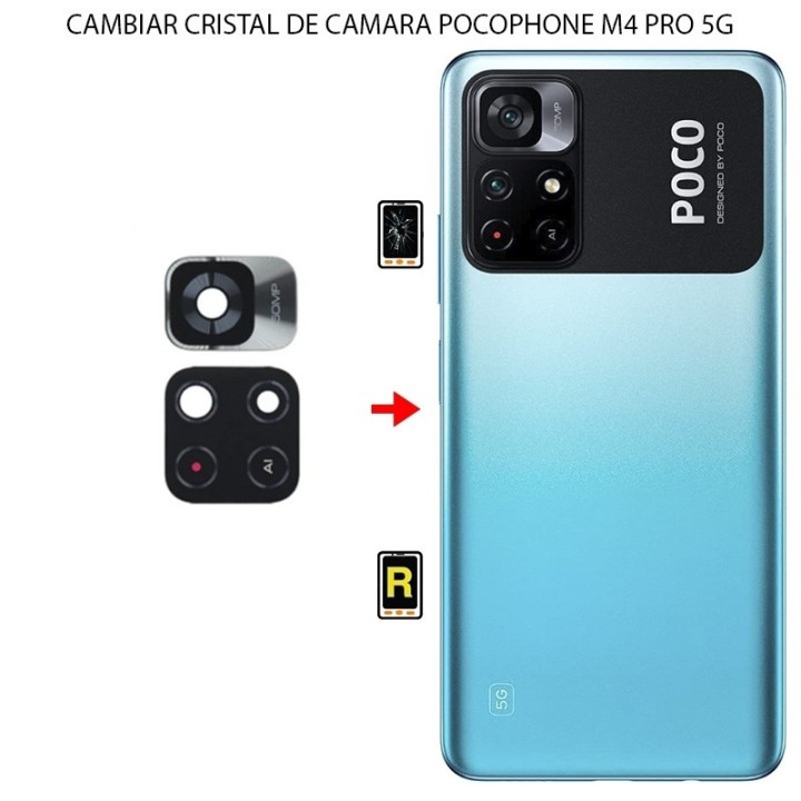 Cambiar Cristal Cámara Trasera Xiaomi Poco M4 Pro 4G