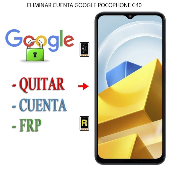 Eliminar Contraseña y Cuenta Google Xiaomi Poco C40