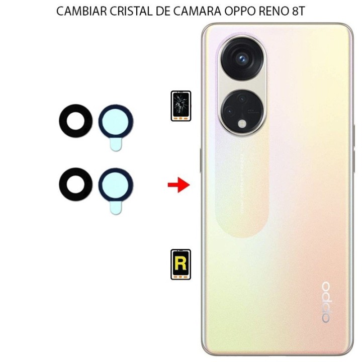 Cambiar Cristal Cámara Trasera Oppo Reno 8T