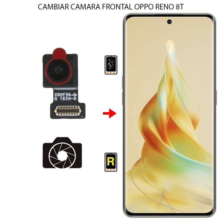 Cambiar Cámara Frontal Oppo Reno 8T