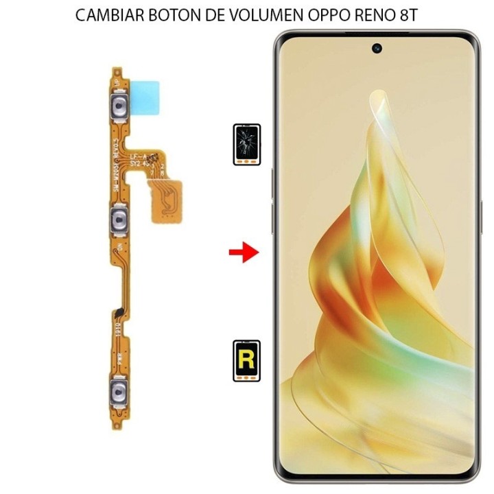 Cambiar Botón de Volumen Oppo Reno 8T