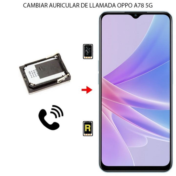 Cambiar Auricular de Llamada Oppo A78 5G