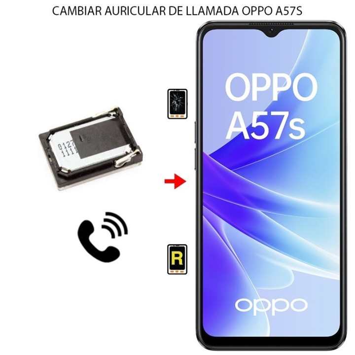 Cambiar Auricular de Llamada Oppo A57s