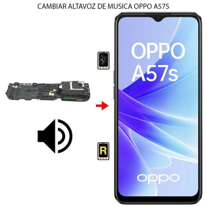 Cambiar Altavoz de Música Oppo A57s