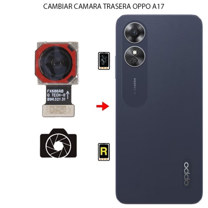 Cambiar Cámara Trasera Oppo A17