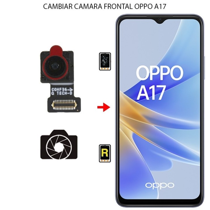 Cambiar Cámara Frontal Oppo A17