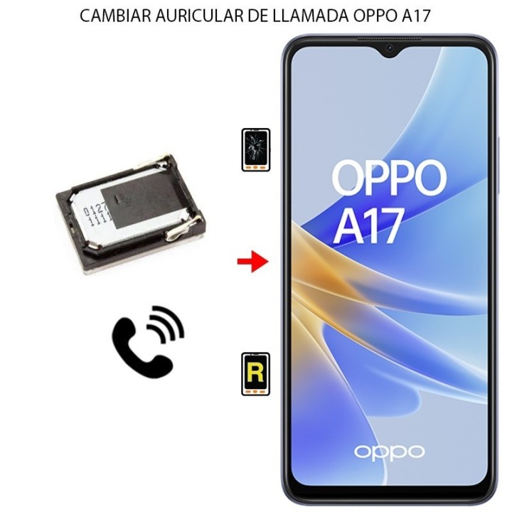 Cambiar Auricular de Llamada Oppo A17