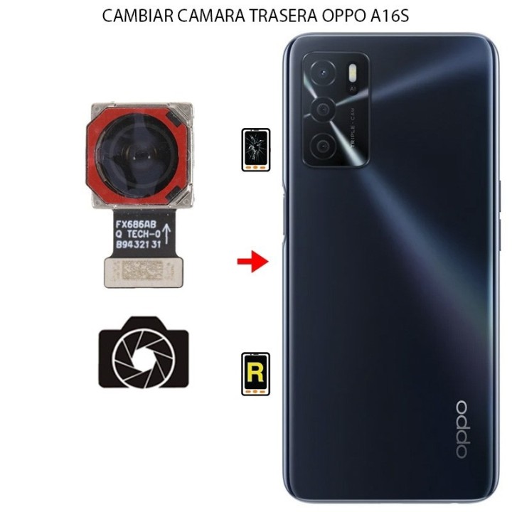Cambiar Cámara Trasera Oppo A16s