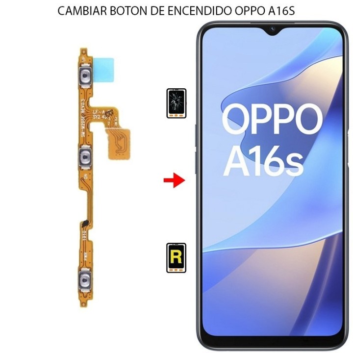 Cambiar Botón de Encendido Oppo A16s