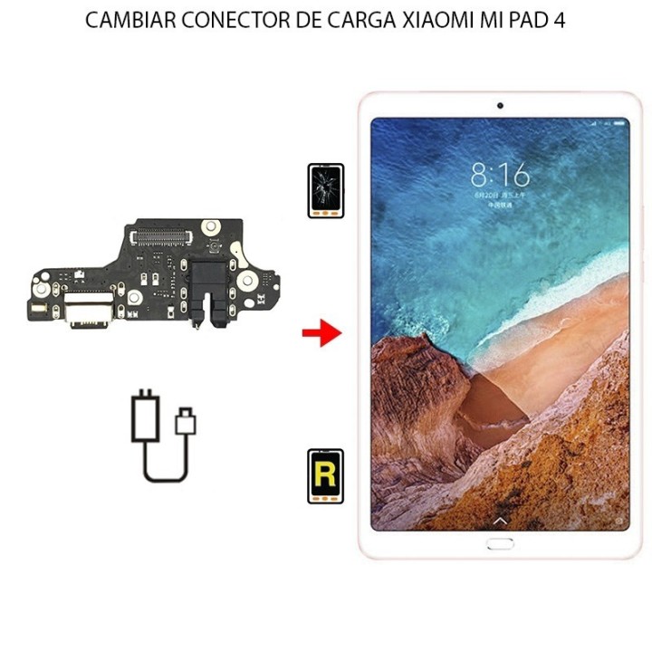 Cambiar Conector De Carga Xiaomi Mi Pad 4