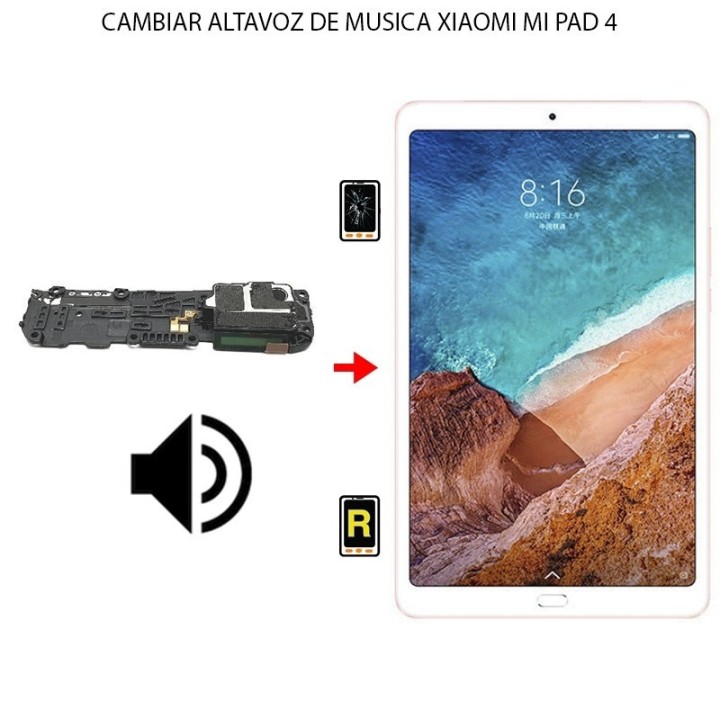 Cambiar Altavoz De Música Xiaomi Mi Pad 4