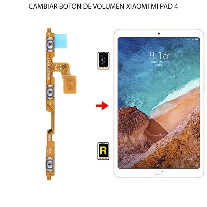Cambiar Botón De Volumen Xiaomi Mi Pad 4