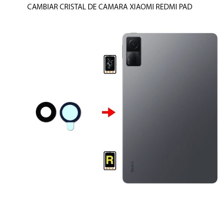 Cambiar Cristal Cámara Trasera Xiaomi Redmi Pad