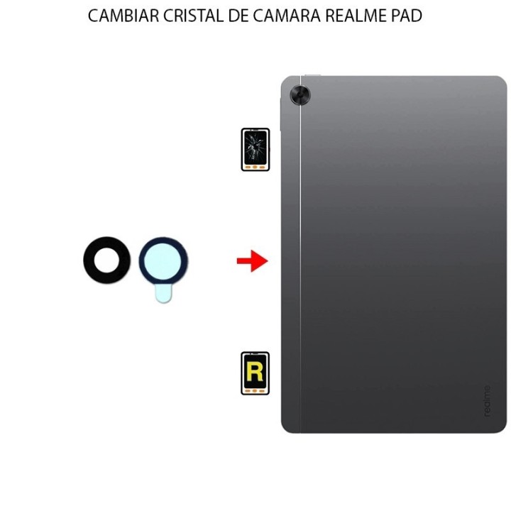 Cambiar Cristal Cámara Trasera Realme Pad