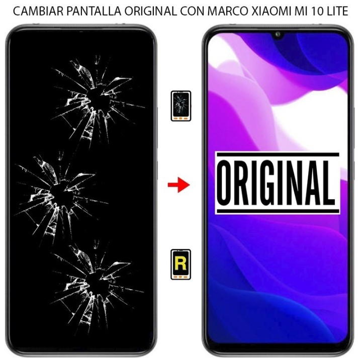 Cambiar Pantalla Original Con Marco Xiaomi Mi 10 Lite